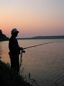 Fathers and sons go fishing