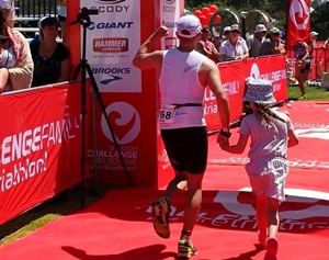 David Blumenthal smashes the Melbourne Half-Ironman Challenge!