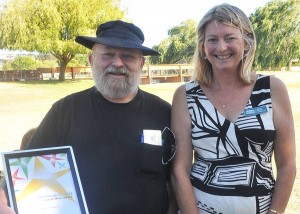 Super fundraiser honoured as local hero