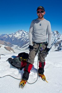 Jake takes on Mt Aspiring for cancer research