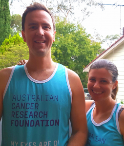 Allyson and Rob are running for cancer research