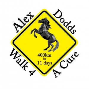 This one is for 'Bumpa' – Alex Dodds Walk 4 A Cure