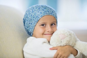 Little girl going through chemotherapy treatment from home