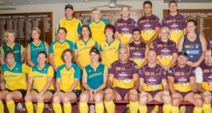 Brisbane Broncos legends hit the softball diamond to play for a cure