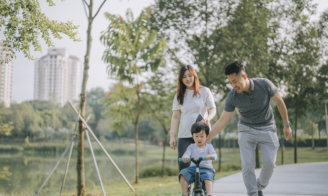Family at the park.