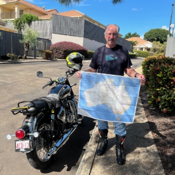 Carindale Man Sets Off on 15,000km Journey for Cancer Research