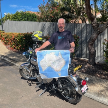 Terry’s Life-Changing Ride around Australia to Raise Vital Funds for Cancer Research
